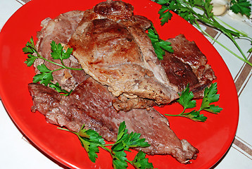 Image showing fried meat