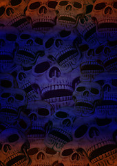 Image showing background out of skulls