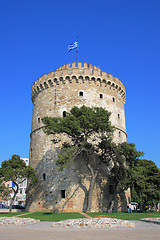 Image showing white tower in Thessaloniki