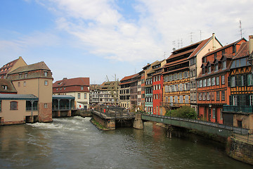 Image showing Colorful houses of Strasbourg