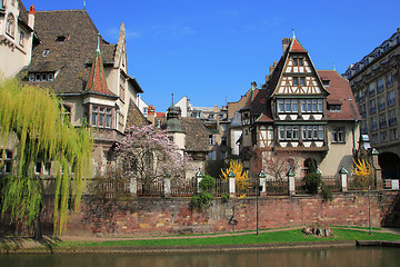 Image showing Colorful houses of Strasbourg