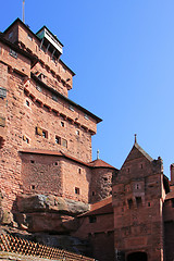 Image showing haut Koenigsbourg castle