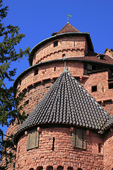 Image showing haut Koenigsbourg castle