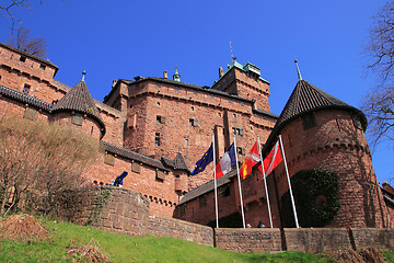 Image showing haut Koenigsbourg castle