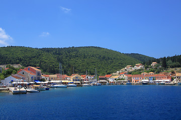 Image showing Fiskardo on the greek island of Kefalonia