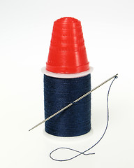 Image showing Thimble and Thread