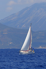 Image showing Sailing in Greece 