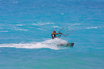 Image showing kite boarder