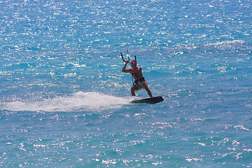 Image showing kite boarder