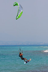 Image showing kite boarder