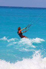 Image showing kite boarder