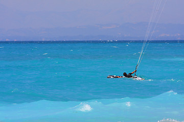 Image showing kite boarder