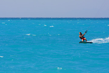 Image showing kite boarder