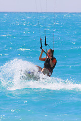 Image showing kite boarder