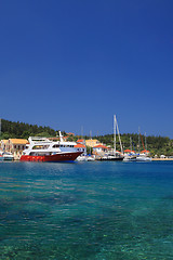 Image showing Fiskardo on the greek island of Kefalonia