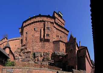 Image showing haut Koenigsbourg castle