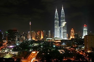 Image showing Kuala Lumpur City Night Scene