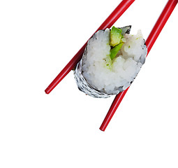 Image showing Avocado Sushi Roll