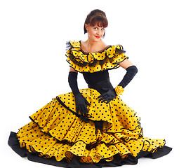 Image showing Flamenco dancer