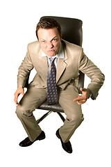 Image showing Very angry businessman  