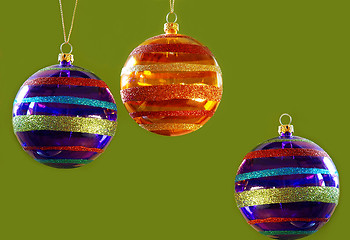 Image showing Christmas balls