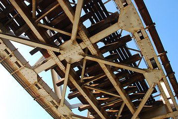 Image showing Under railway bridge