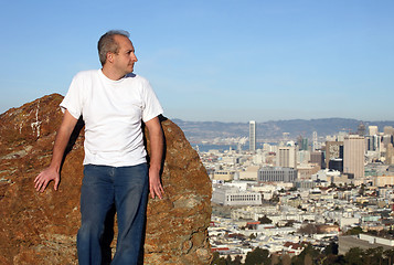 Image showing Mature man in San Francisco