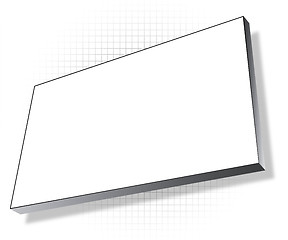Image showing billboard on a grey-white gradient grid