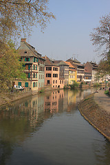 Image showing Colorful houses of Strasbourg