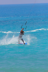 Image showing kite boarder