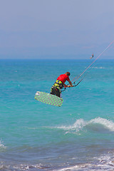 Image showing kite boarder