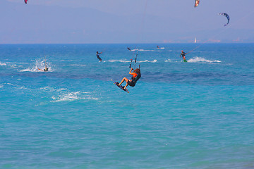 Image showing kite boarder