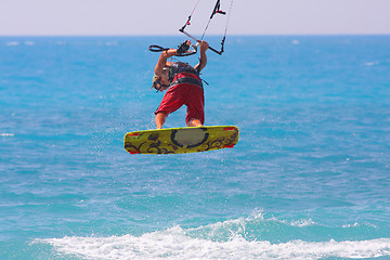 Image showing kite boarder