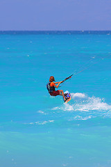 Image showing kite boarder