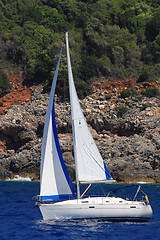 Image showing Sailing in Greece 