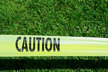 Image showing Caution Tape