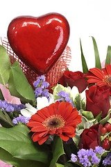 Image showing Flowers for valentines day