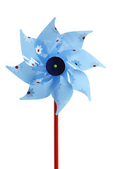 Image showing Blue wind wheel