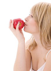 Image showing red apple