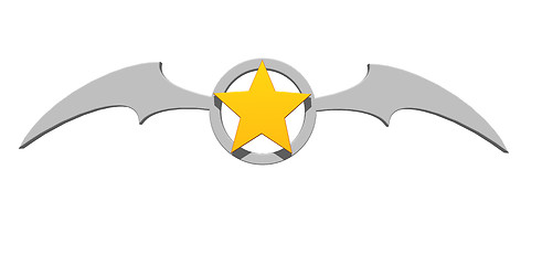 Image showing star bat