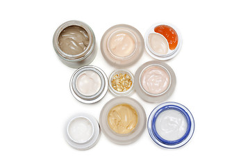 Image showing Banks with make-up cream