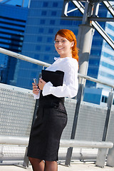 Image showing happy businesswoman