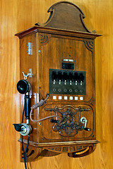 Image showing Special old phone