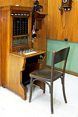 Image showing Telephonist workplace