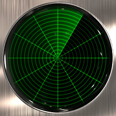 Image showing radar or sonar screen