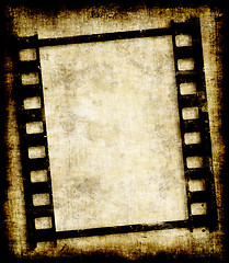 Image showing grungy film strip or photo negative