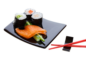 Image showing Sushi platter