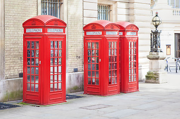 Image showing red phone box