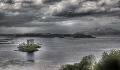 Image showing Castle Stalker in Scotland