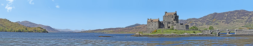 Image showing eilean donan castle panorama